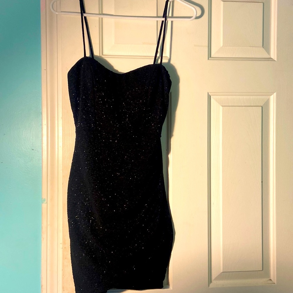 Glow Getter Glitter Knit Ruched Mini Dress